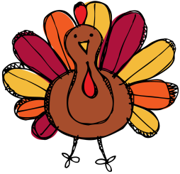 Cute, cartoon Turkey