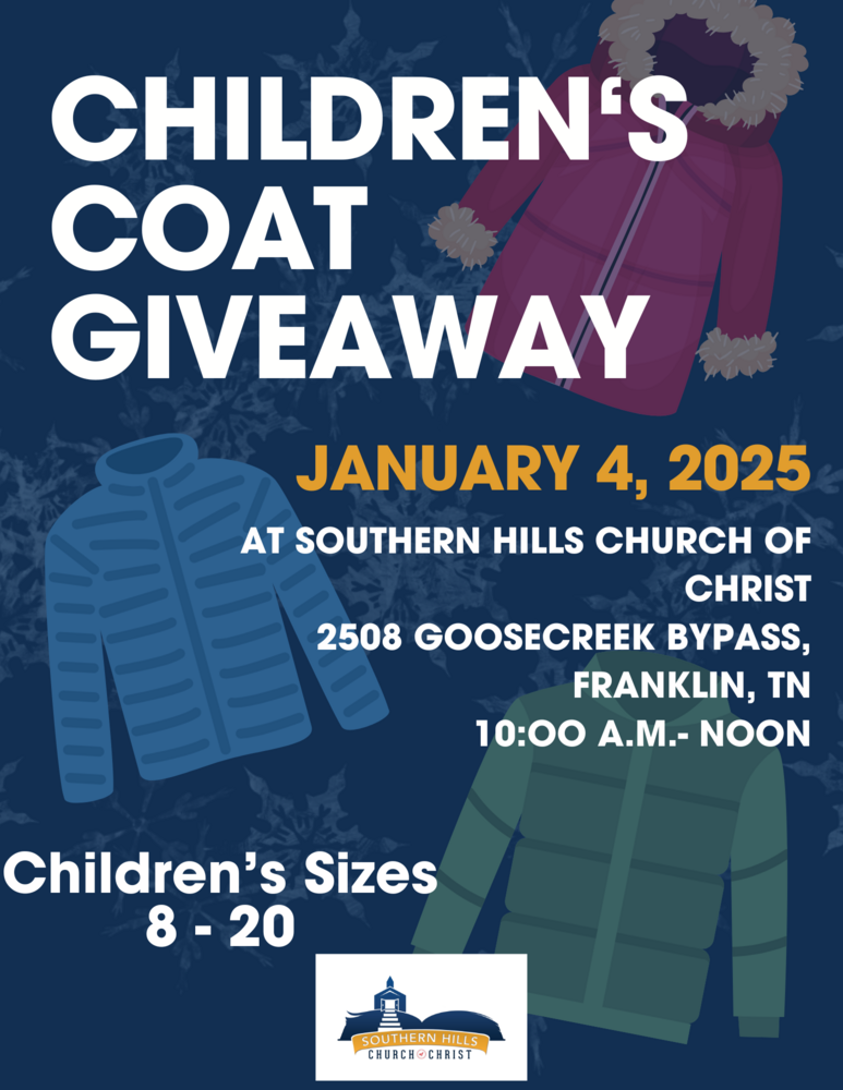 Winter Coat Giveaway Flyer