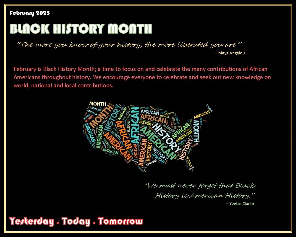 February is Black History Month Flyer